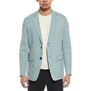 Theory Mens  Clinton Linen-Blend Blazer, Blue